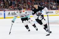 Nathan MacKinnon at the 2023 All-Star Game